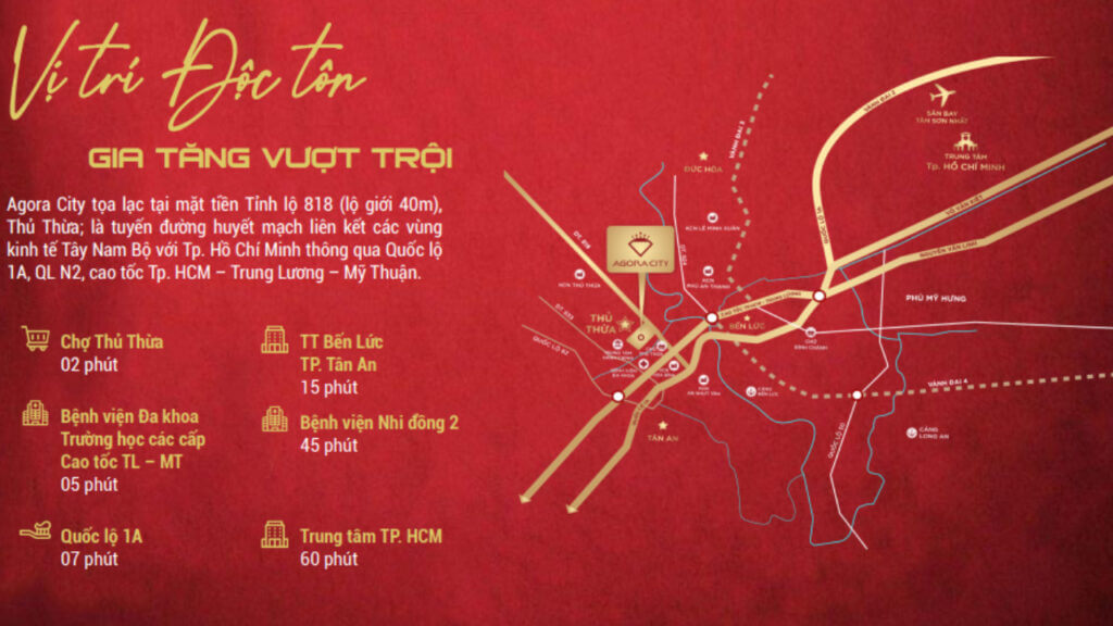 Thị trường Long An 2025 sôi động nhờ cú hích từ dự án Agora City 2