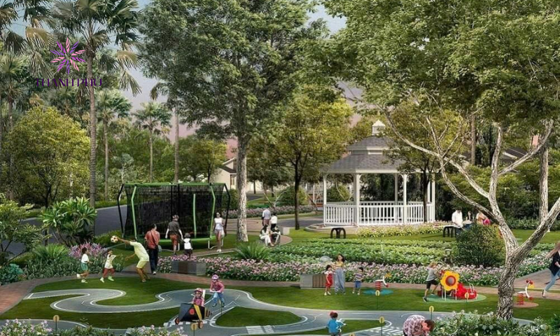 Khu vui chơi và công viên xanh tại Thanh Phú Centre Point